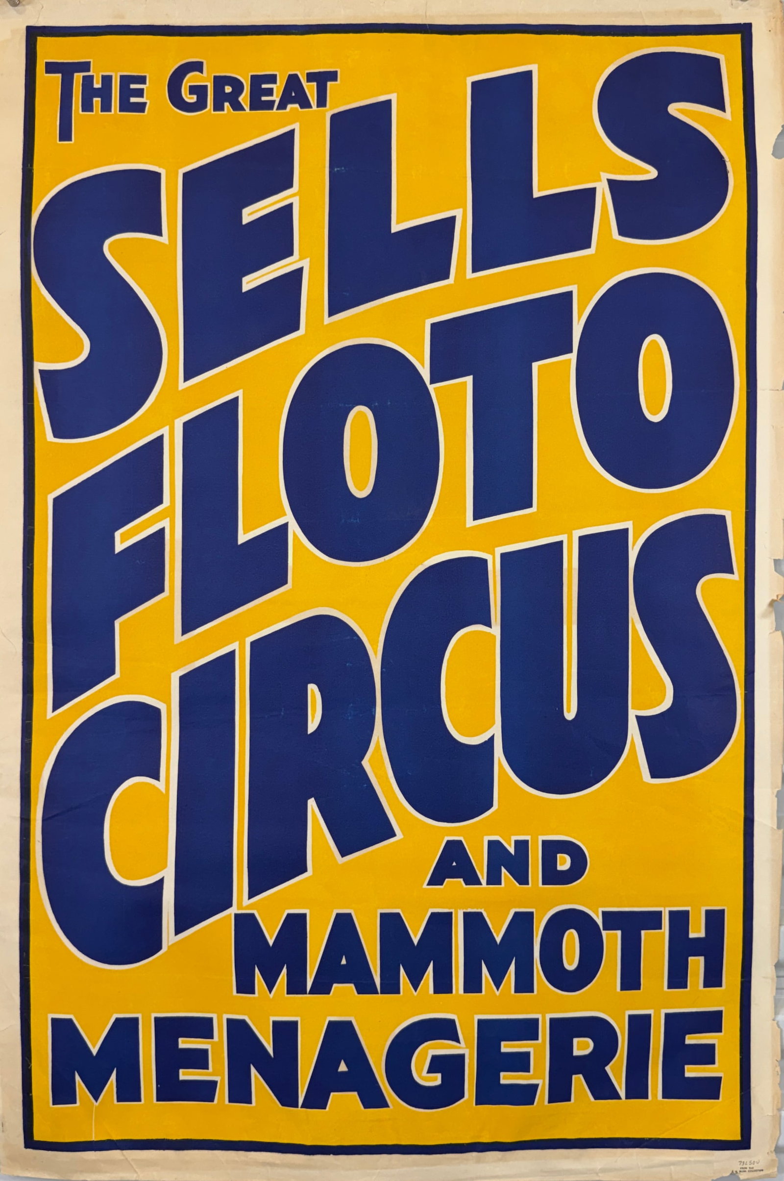 Sells-Floto Circus Poster (1 of 1)