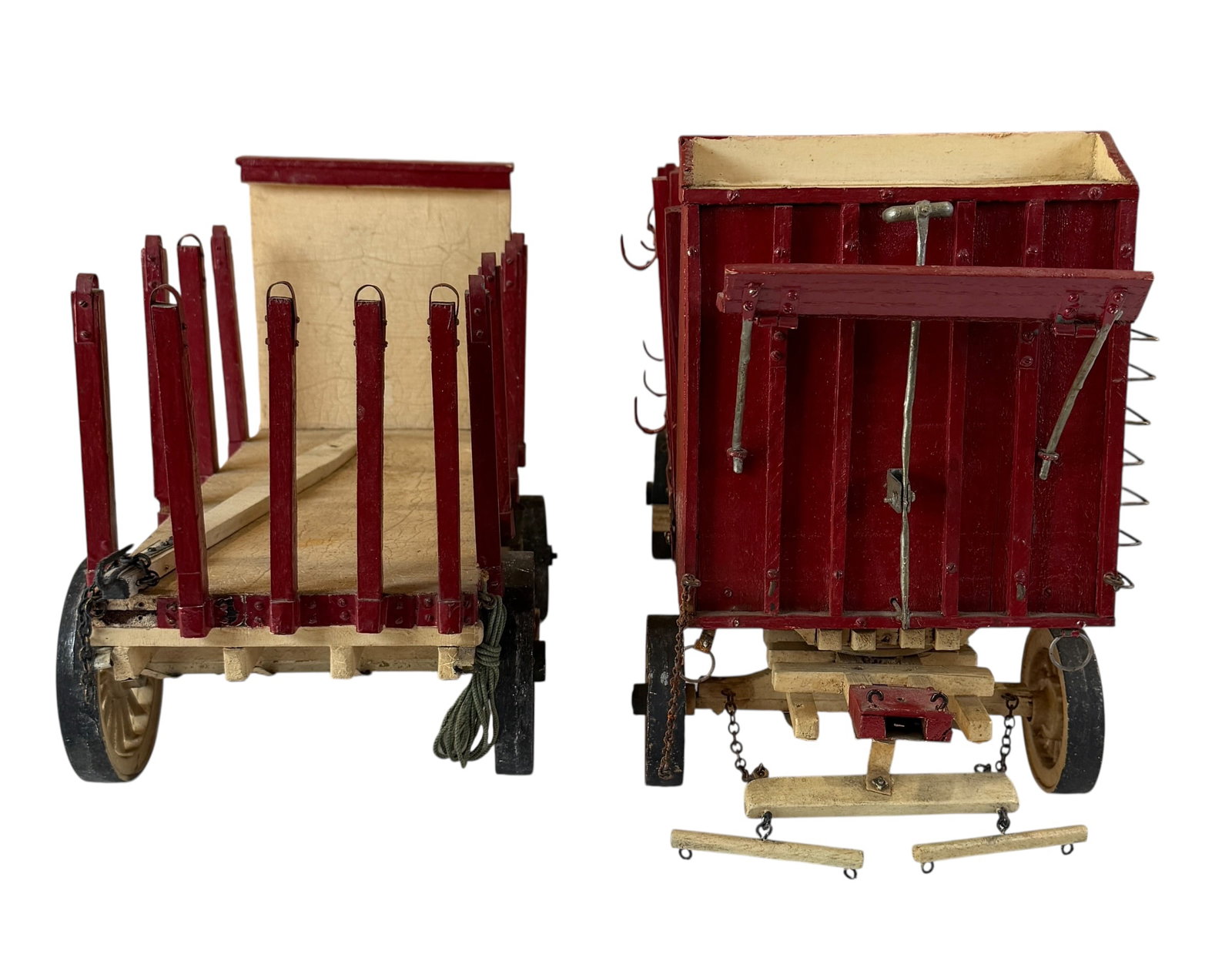 Folk Art Circus Wagon Models - 2