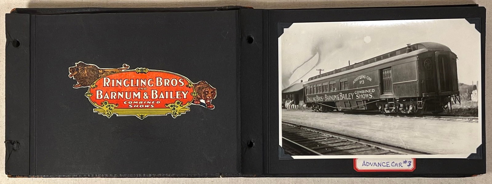 RINGLING BROS AND BARNUM & BAILEY CIRCUS - PETE MARDO ALBUM: Pete Mardo was a familiar face in clown alley on Ringling-Barnum throughout the 1920?s, as well as being a prolific photographer around the lot.? He put together many incredible albums of 50 to 100