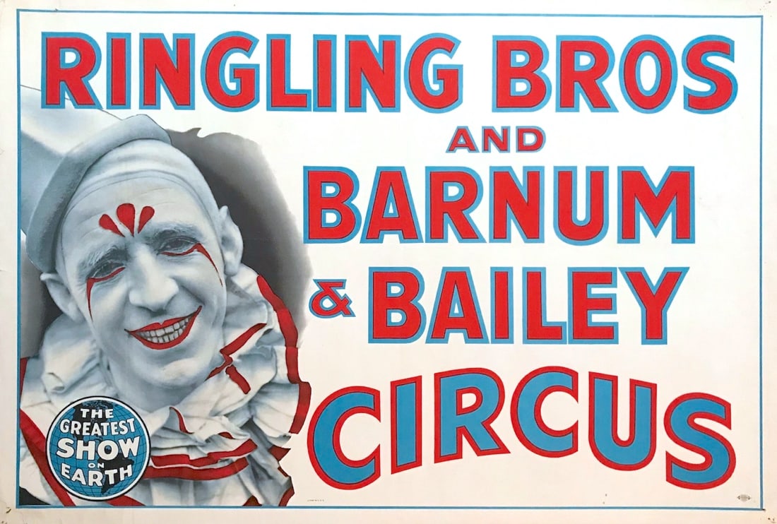 RINGLING BROS AND BARNUM & BAILEY CIRCUS POSTER (1 of 1)