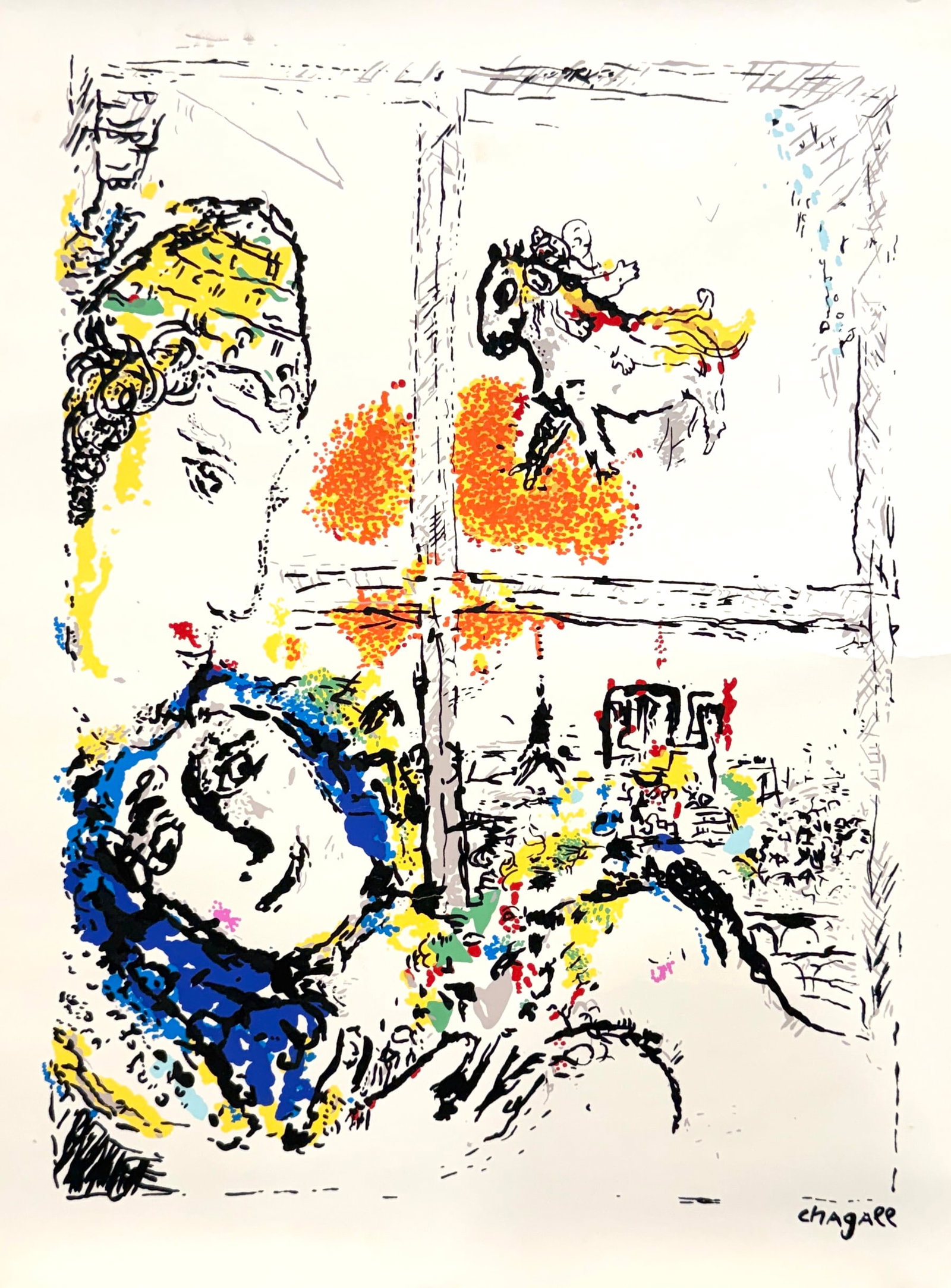 PARIS DE LA FENETRE - MARC CHAGALL (1 of 1)