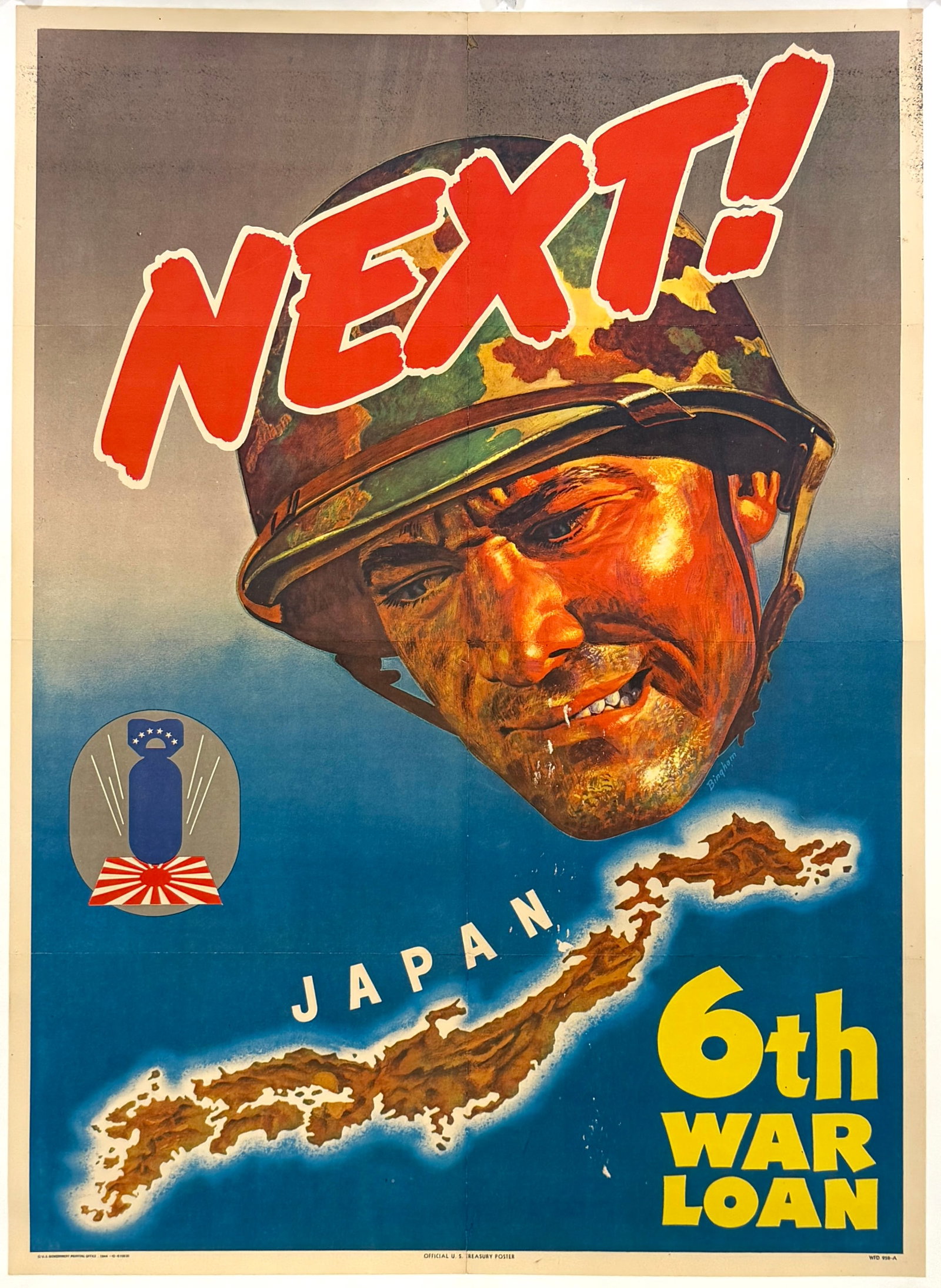 U.S. WORLD WAR II PROPAGANDA POSTER (1 of 1)