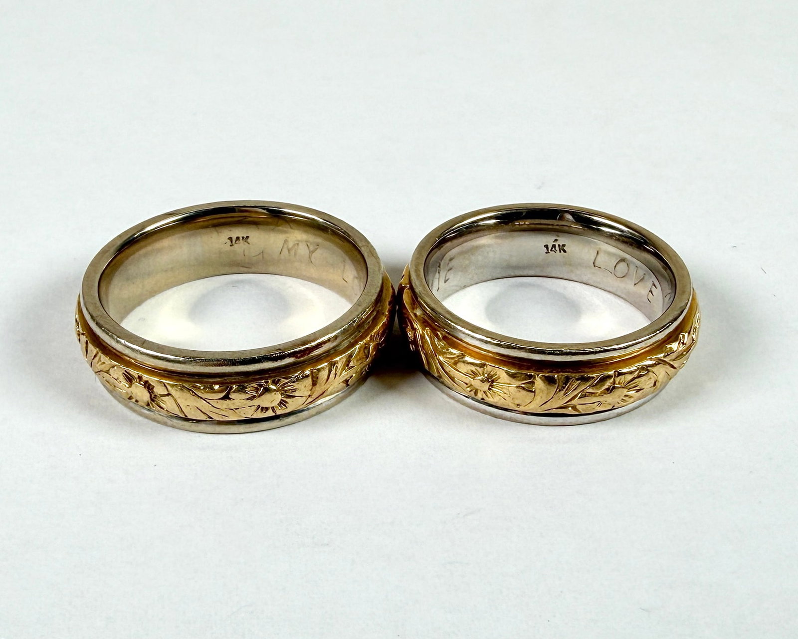 14K GOLD BAND WEDDING SET (1 of 4)