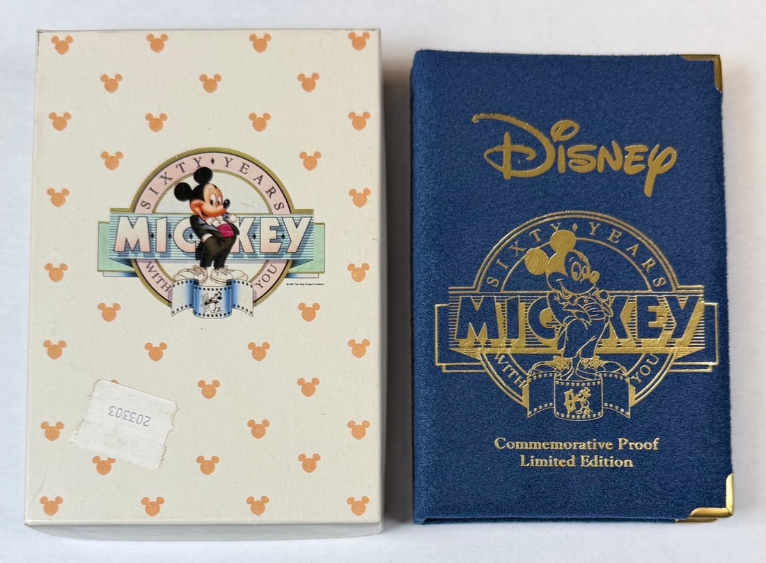 DISNEY - MICKEY MOUSE SILVER COIN - 3