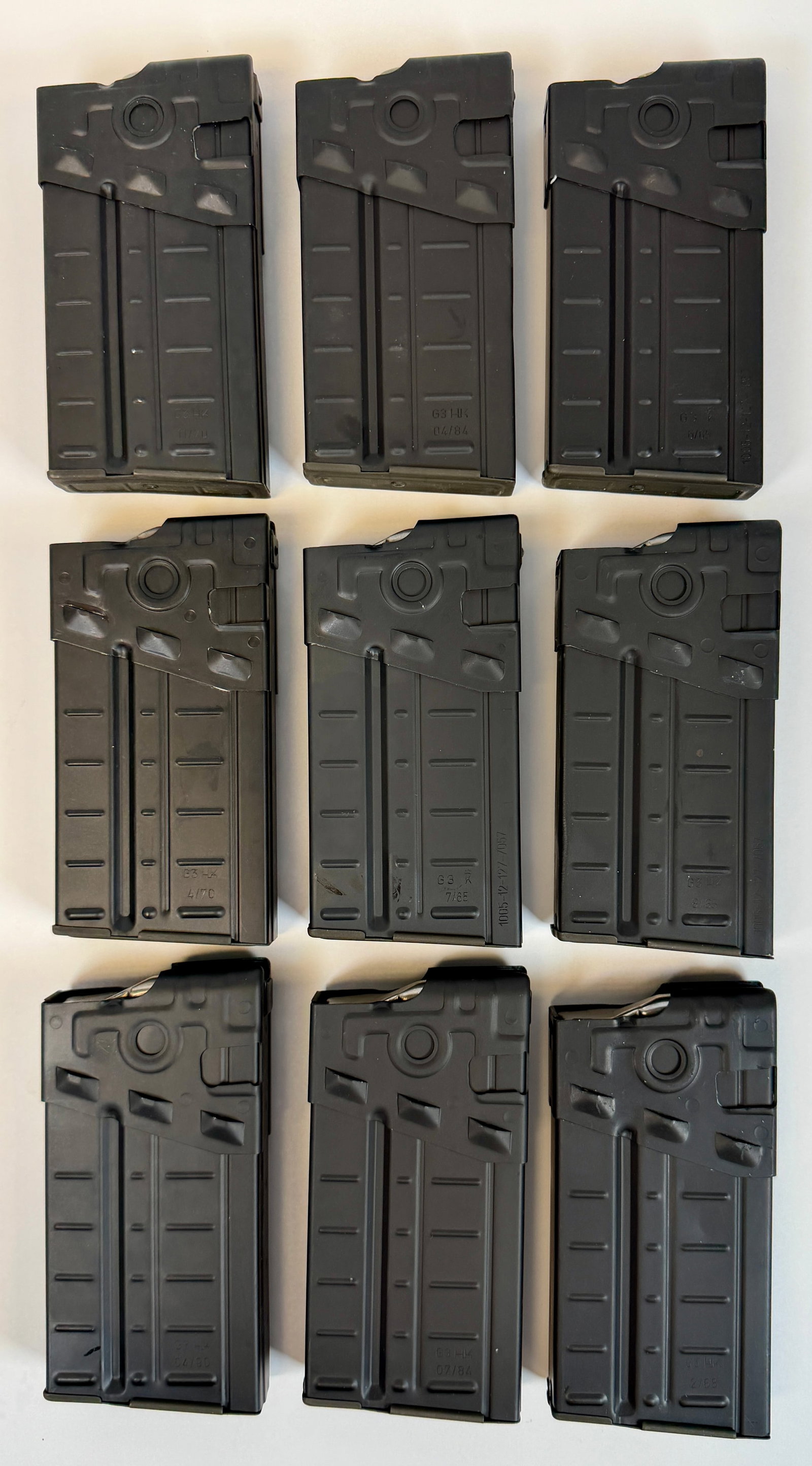 HK 7.62 X 51 20 ROUND MAGAZINES: 10 UNITS, NEW OLD STOCK. DOMESTIC ONLY, EXCLUDING CALIFORNIA