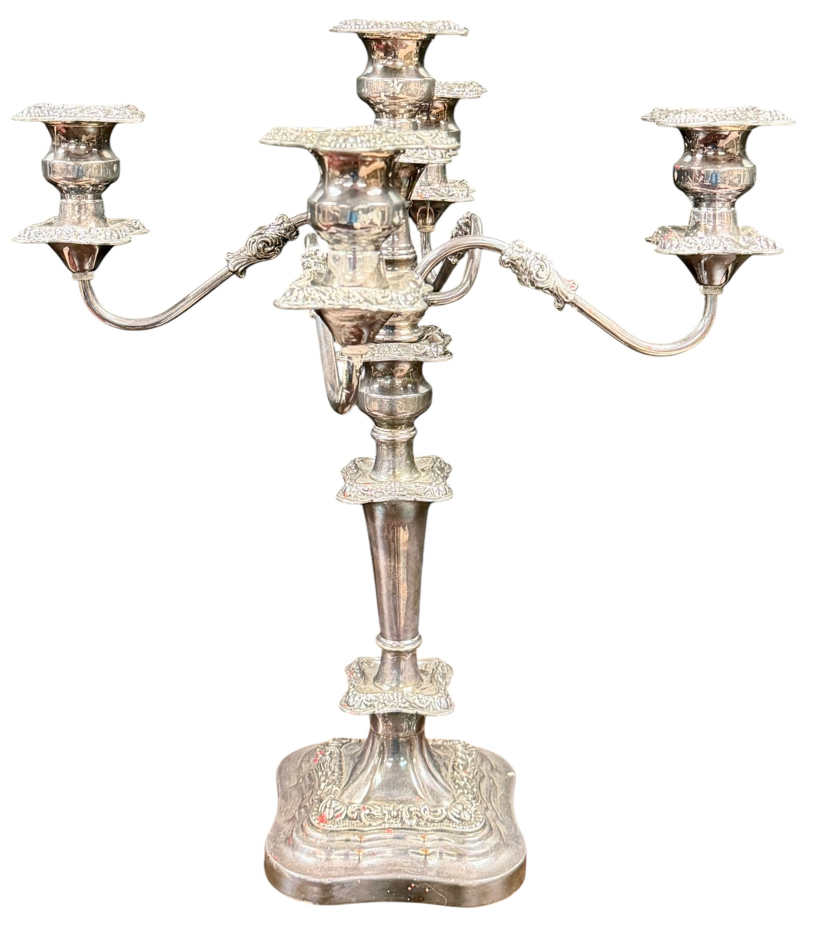 GOLDFEDER SILVERWARE CO. CANDELABRA (1 of 4)