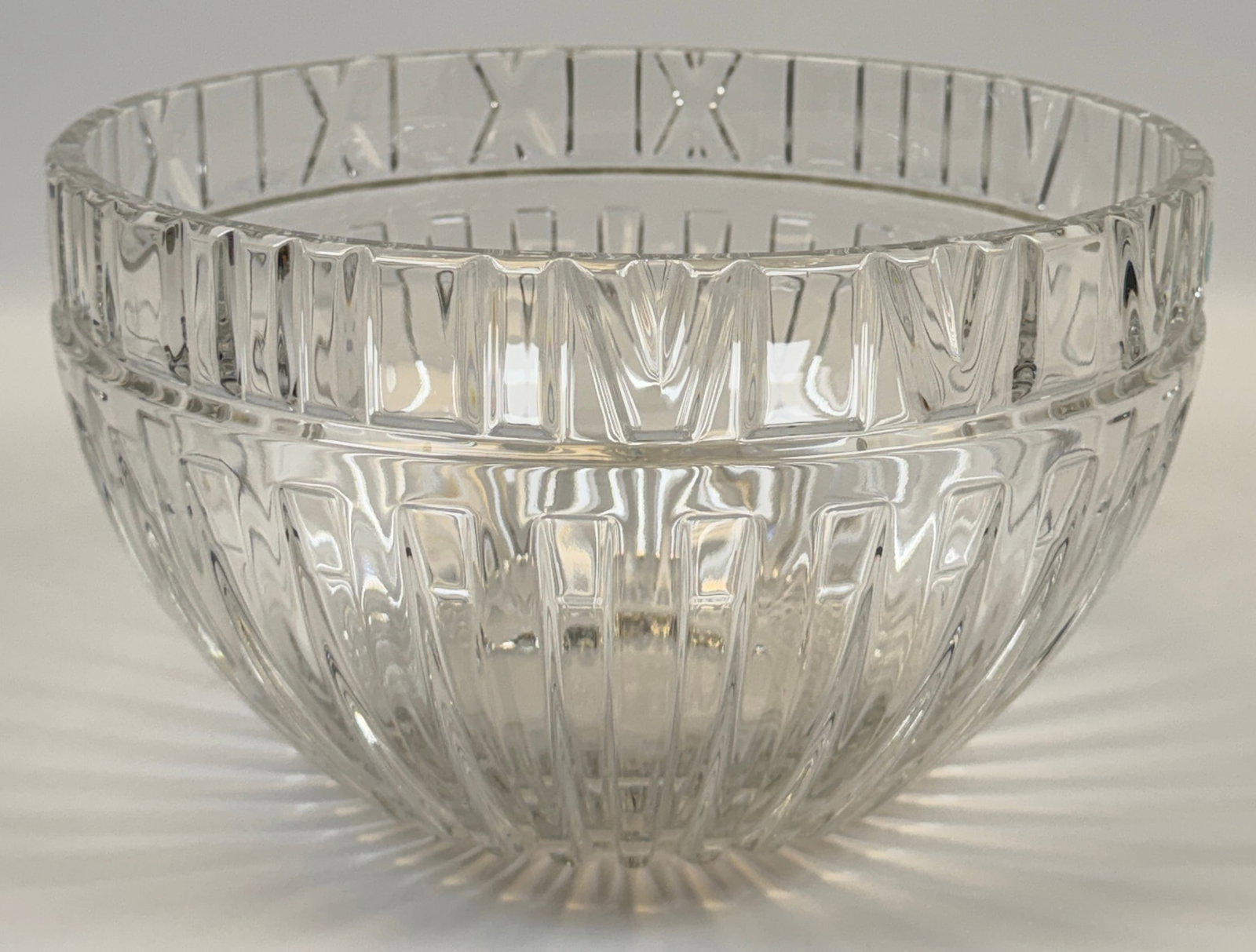 TIFFANY & CO. CRYSTAL ATLAS BOWL (1 of 5)
