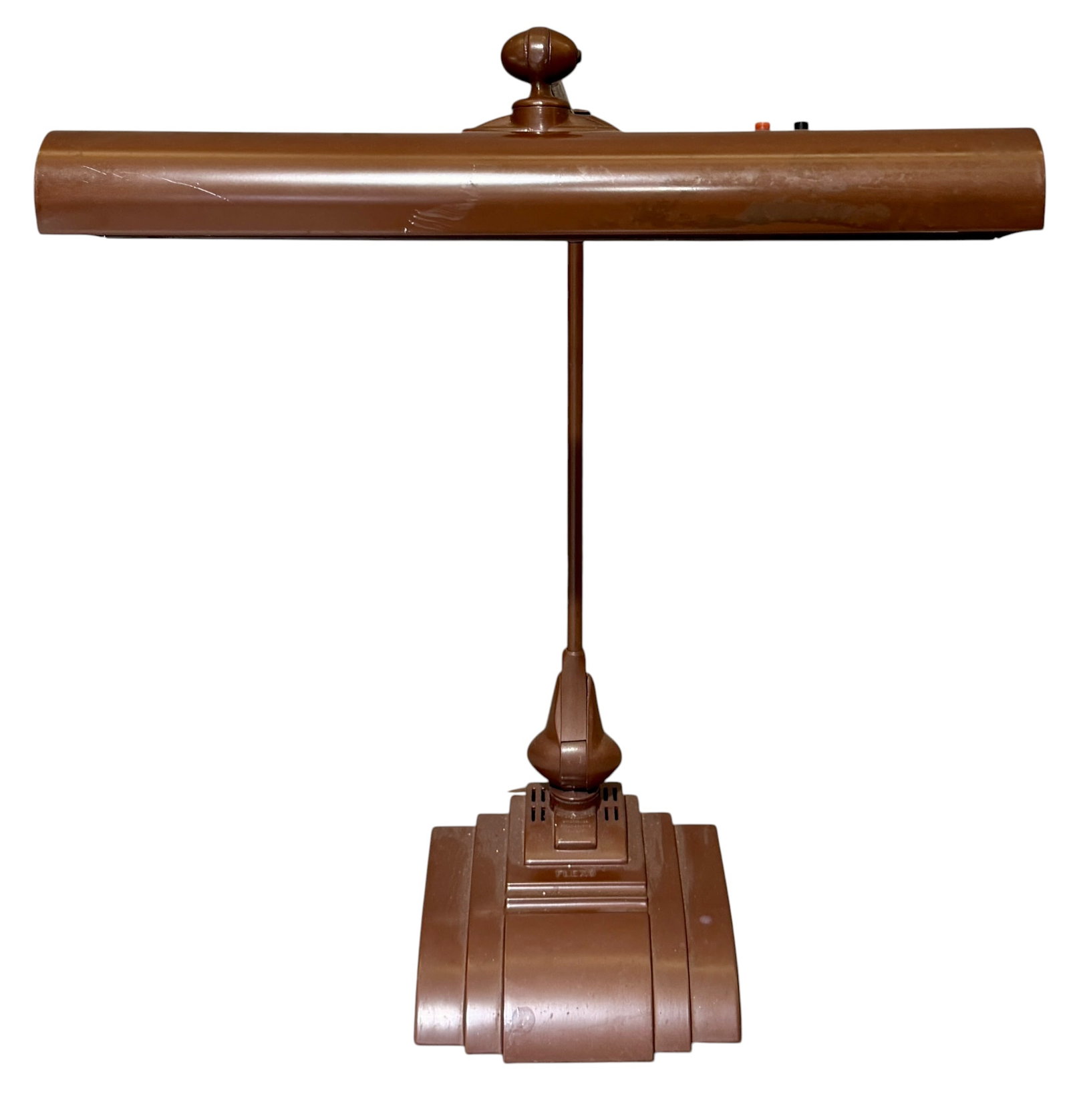 VINTAGE ART SPECIALTY CO. FLEXO DESK LAMP: WORKING CONDITION. APPROX. 22"H