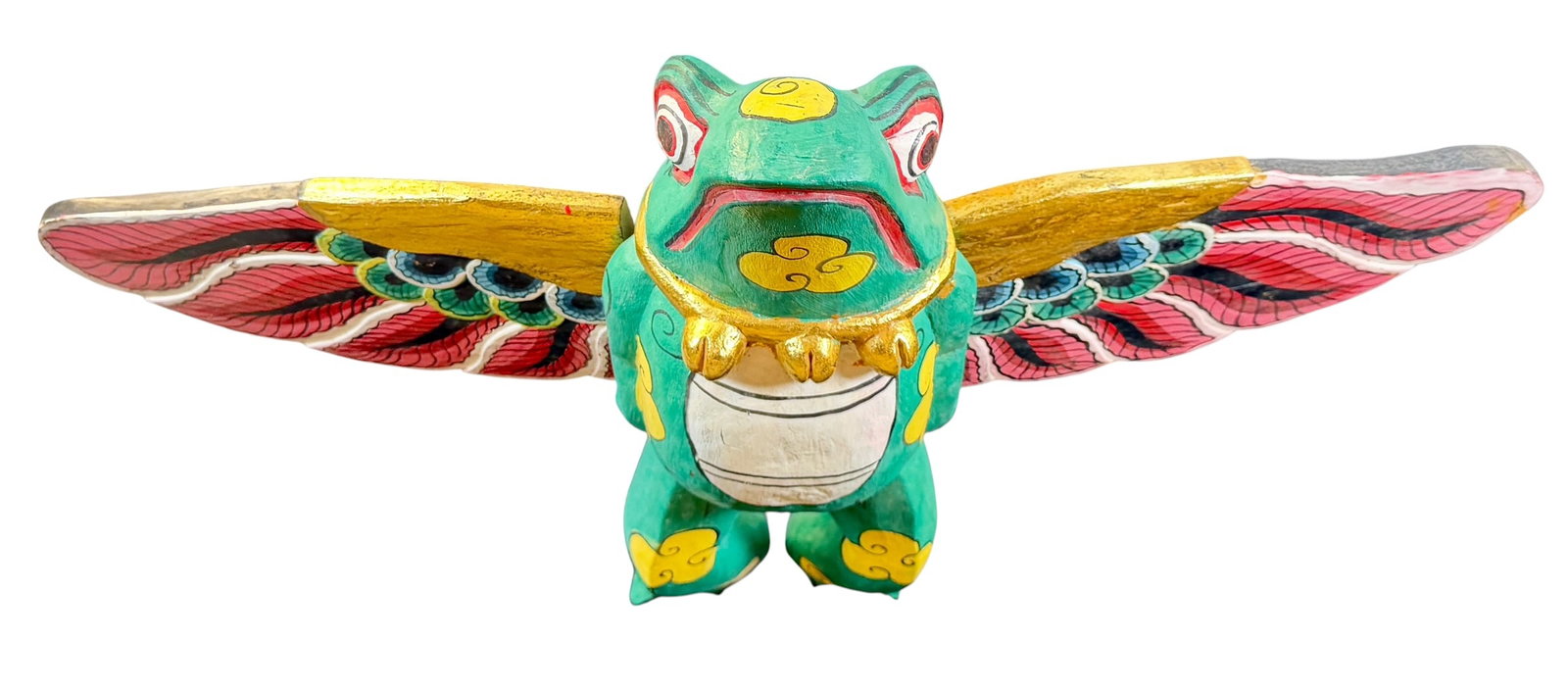 HAND-CARVED BALINESE FLYING FROG (1 of 4)
