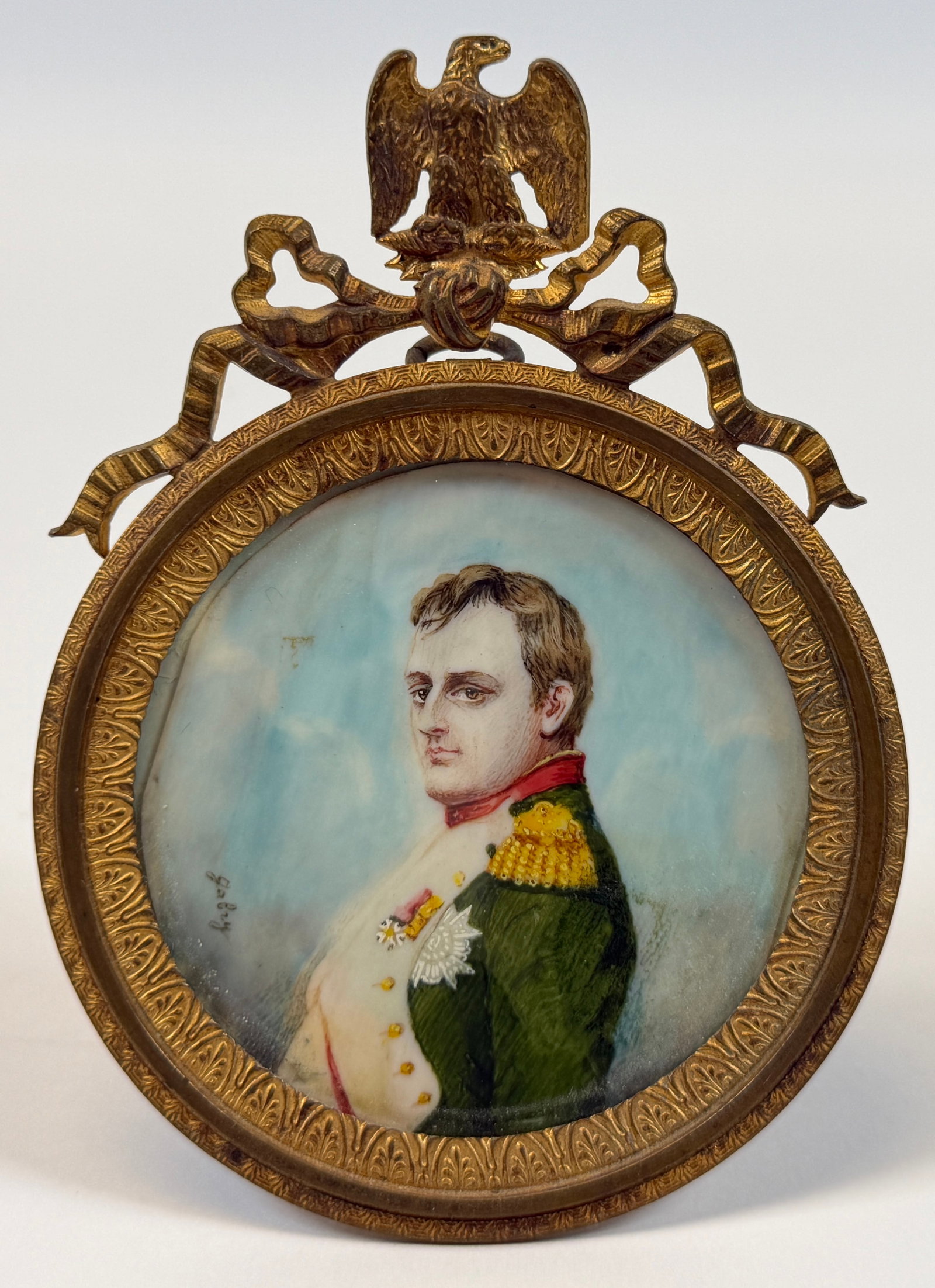 19TH C. MINIATURE PORTRAIT OF NAPOLEON (1 of 4)