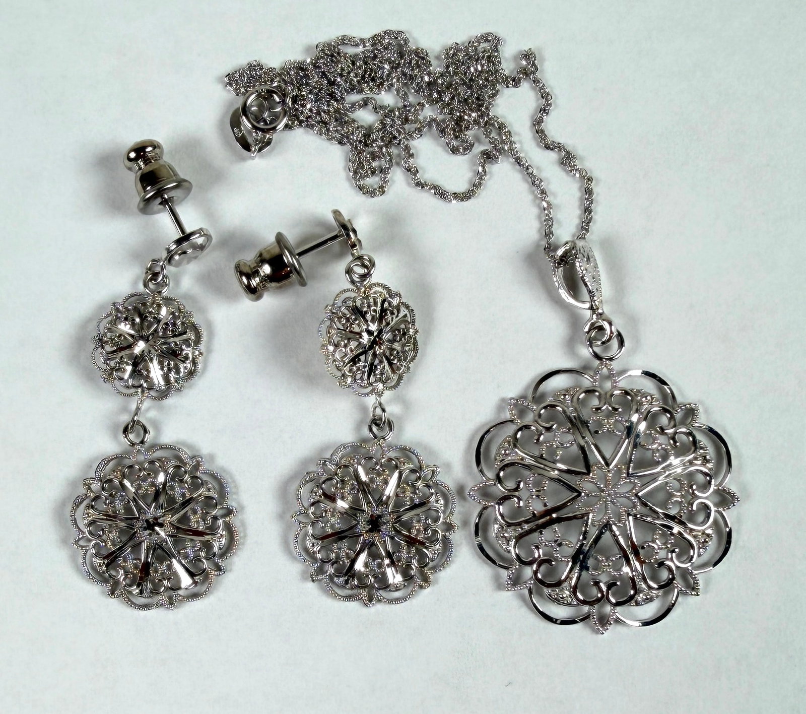14K GOLD JEWELRY SET (1 of 2)