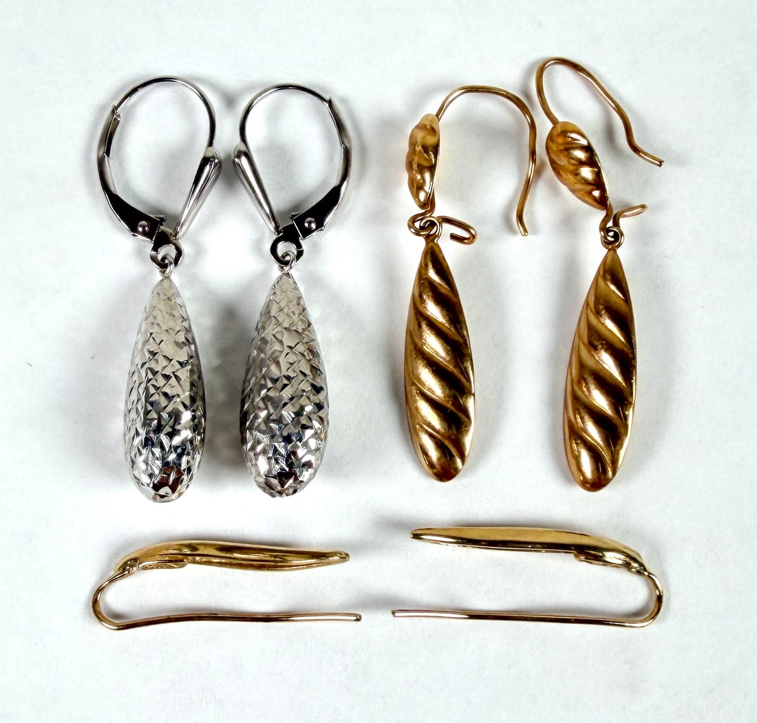 14K GOLD EARRING COLLECTION (1 of 1)