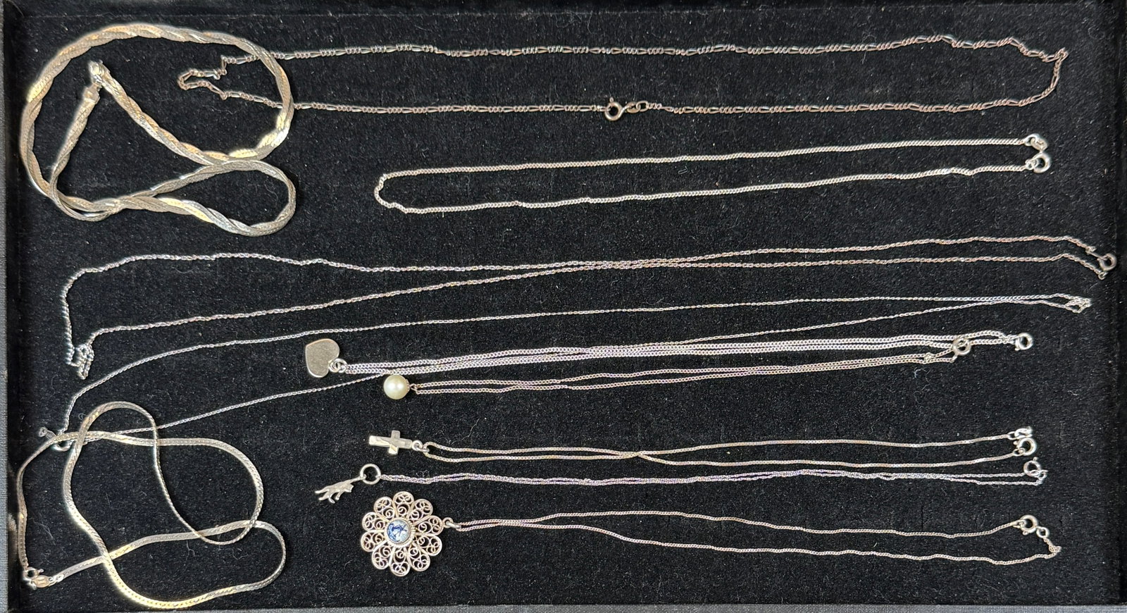 COLLECTION OF STERLING SILVER JEWERLY (1 of 1)
