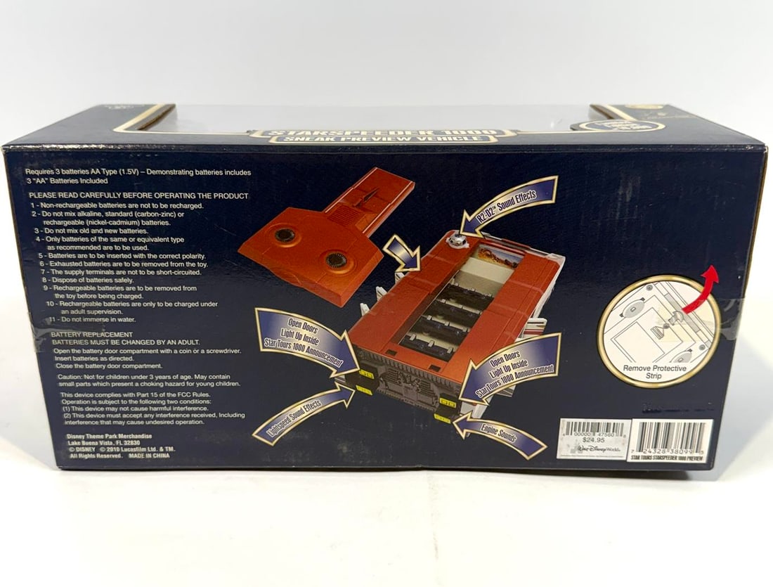 STAR WARS - DISNEY TOYS - STAR TOURS STARSPEEDER 1000 - 2