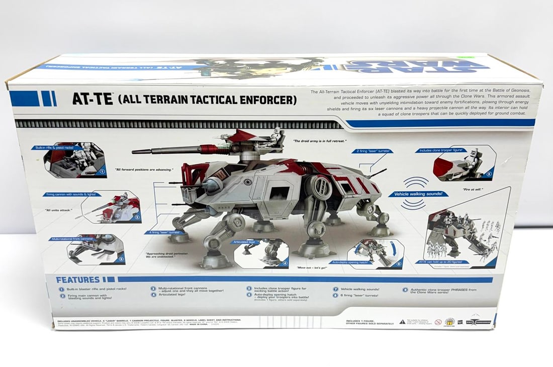 STAR WARS - HASBRO TOYS - CLONE WARS AT-TE - 2