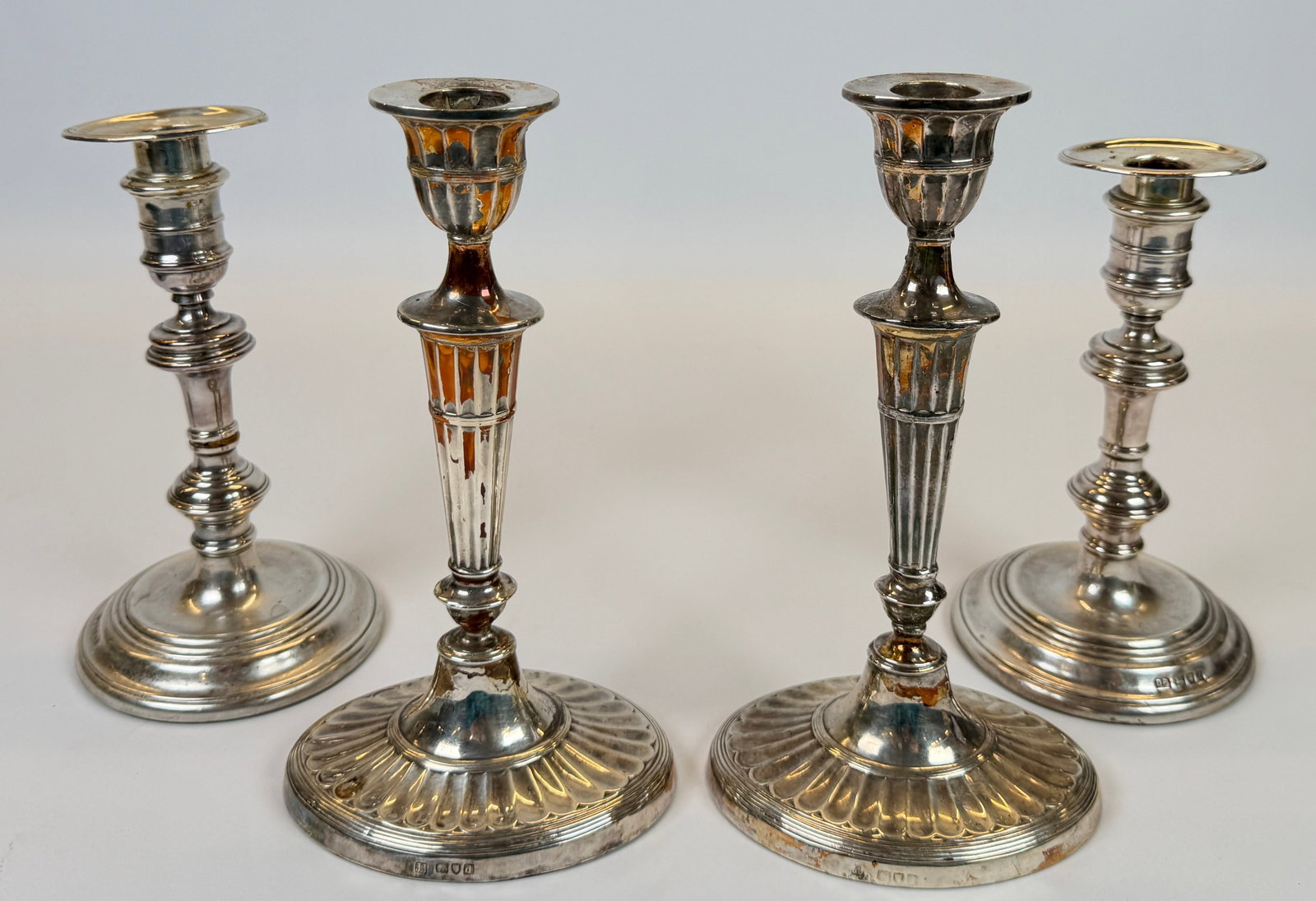 TWO SETS OF STERLING SILVER WEIGHTED CANDLES (1 of 3)