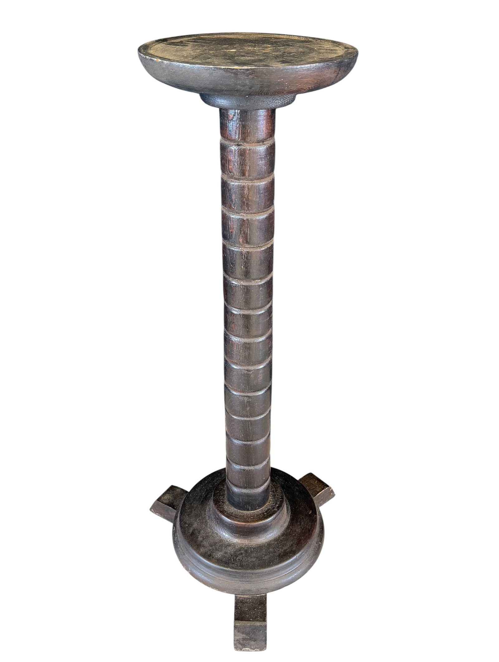 ANTIQUE FERN STAND - PEDESTAL: 34"H