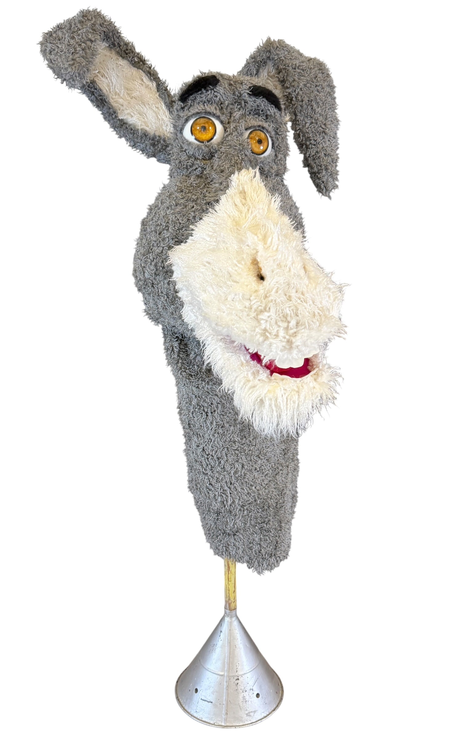 LARGE SHREK DONKEY PLUSH HEAD (1 of 2)