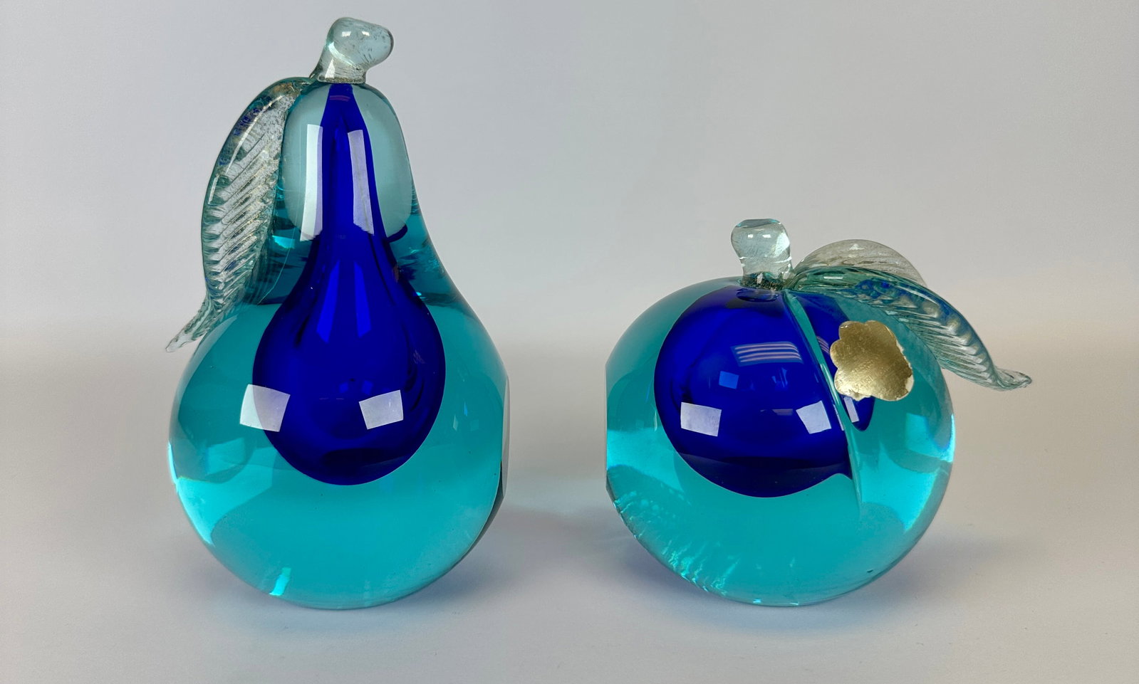 ALFREDO BARBINI MURANO ART GLASS BOOKENDS (1 of 1)