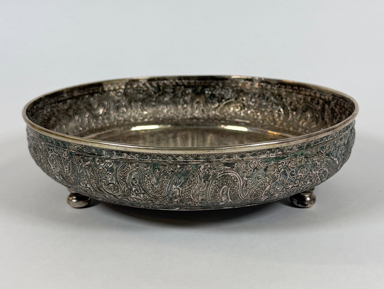 PERUVIAN SILVER SERVING ITEMS - 4
