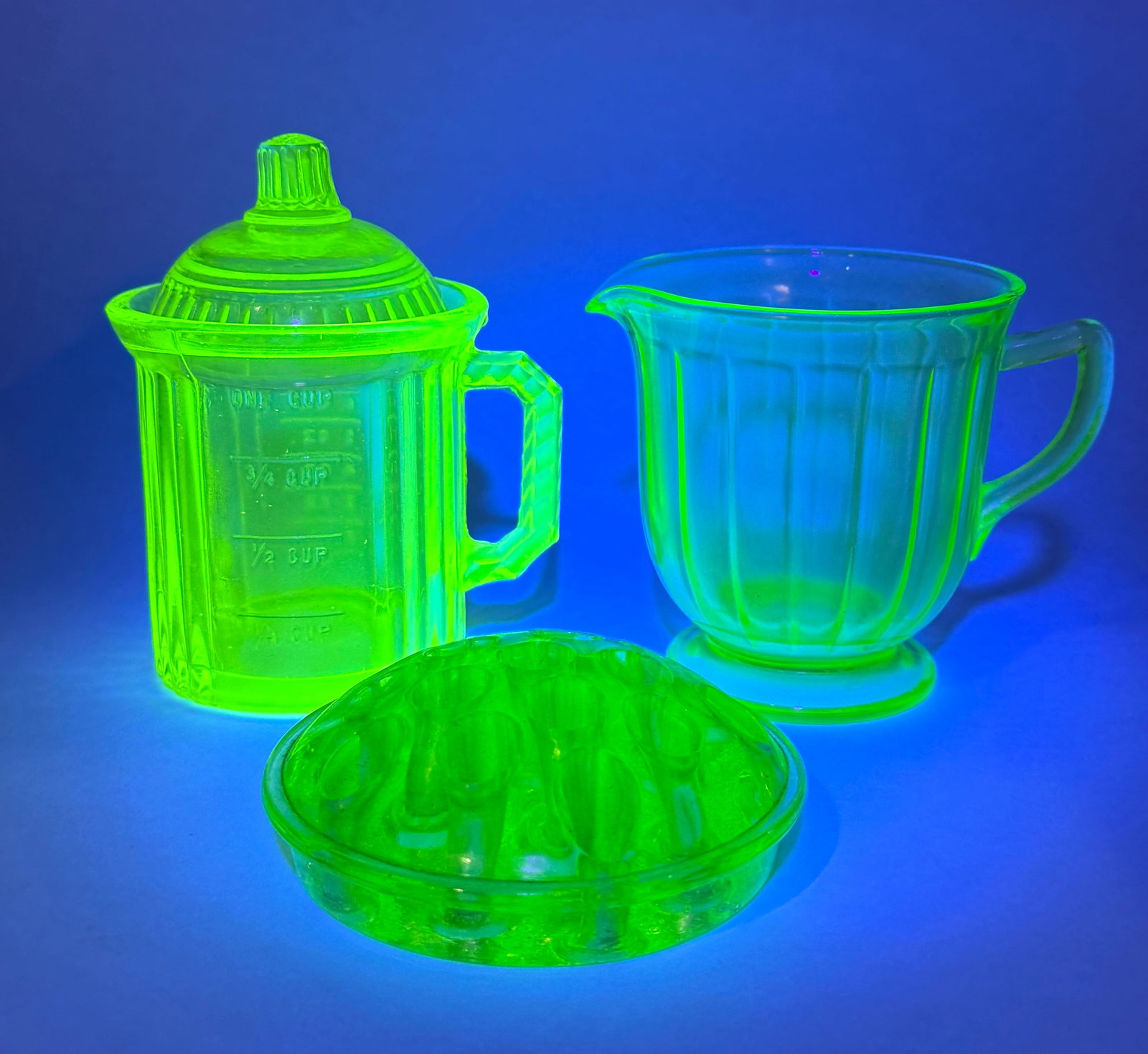 URANIUM GLASS GROUPING - 2