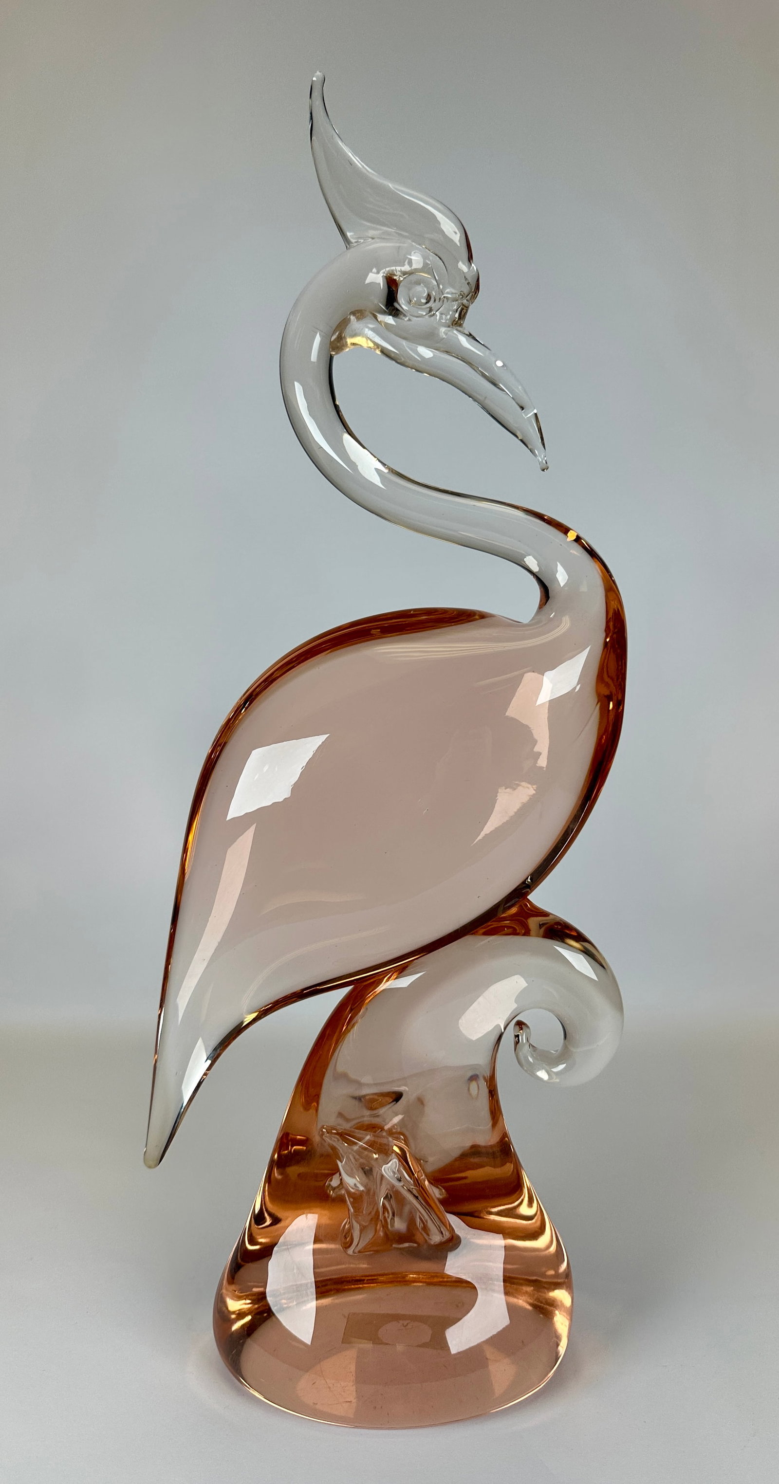VENETIAN ART GLASS HERON (1 of 1)