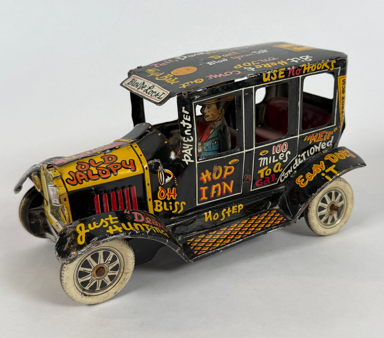 MARX TOYS OLD JALOPY TIN LITHO TOY (1 of 4)