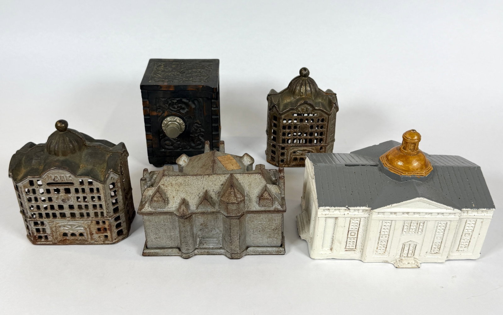 VINTAGE CAST IRON TOY COIN BANKS (1 of 1)
