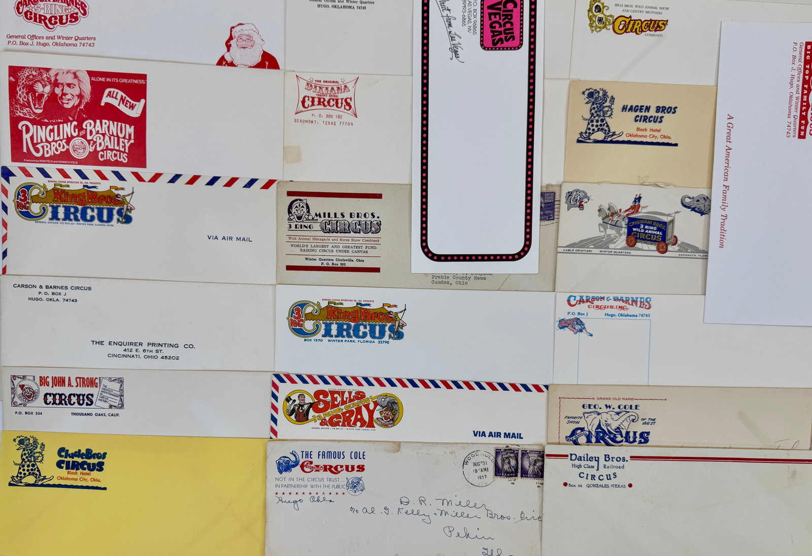 CIRCUS ENVELOPES - 3