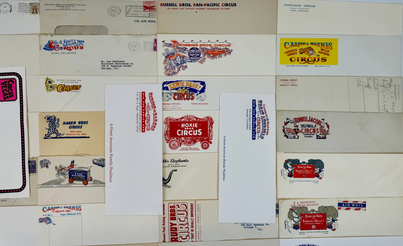CIRCUS ENVELOPES - 5