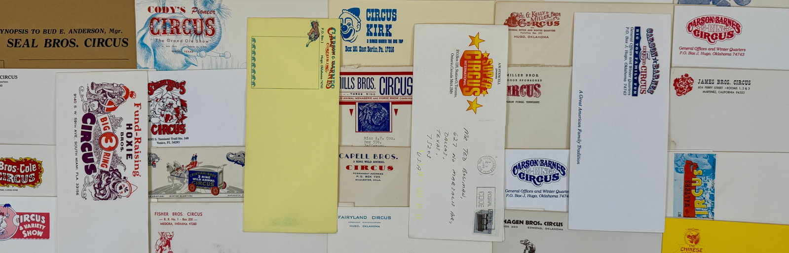 CIRCUS ENVELOPES - 6