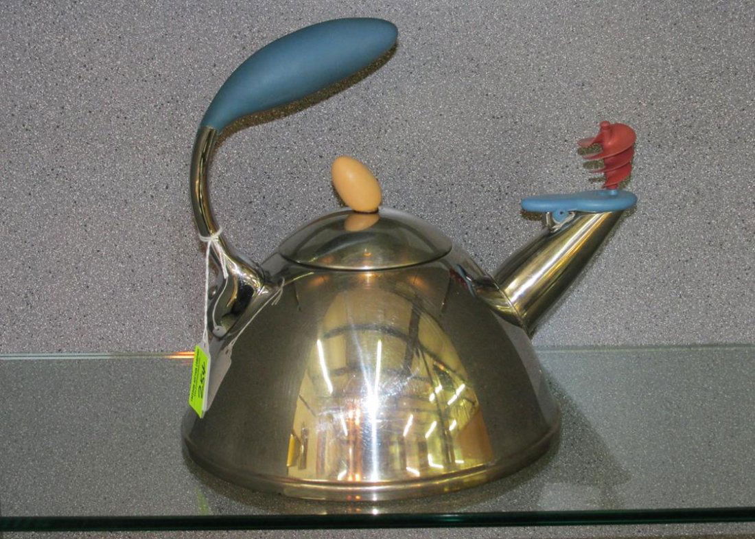 Michael Graves "Spinner Whistle" tea kettle: SEE TITLE