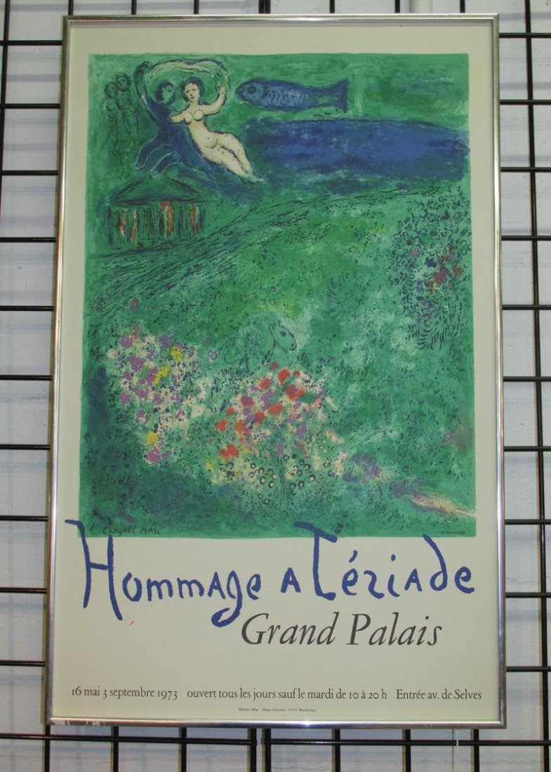 Marc Chagall print, 1973: SEE TITLE