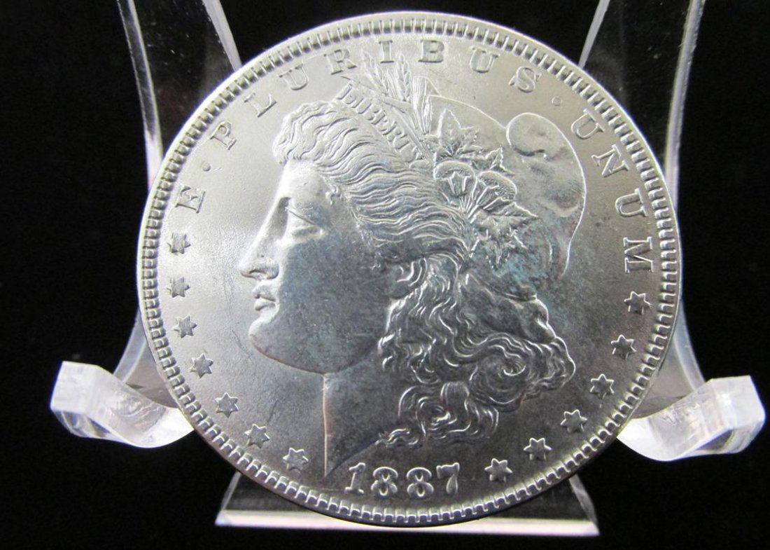 1887 MORGAN SILVER DOLLAR: SEE TITLE