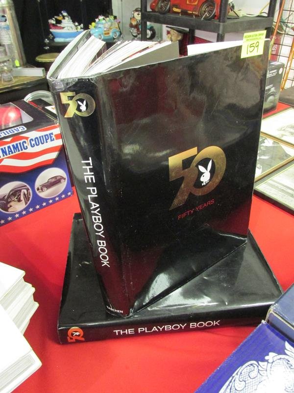 PAIR OF "50 YEARS" THE PLAYBOY BOOK: SEE TITLE