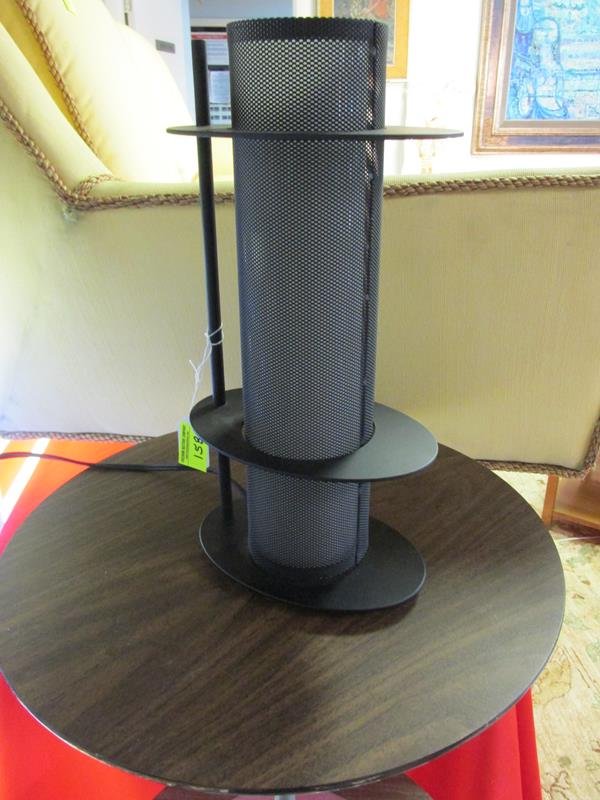 KOVACS MESH CYLINDRICAL TABLE LAMP: SEE TITLE