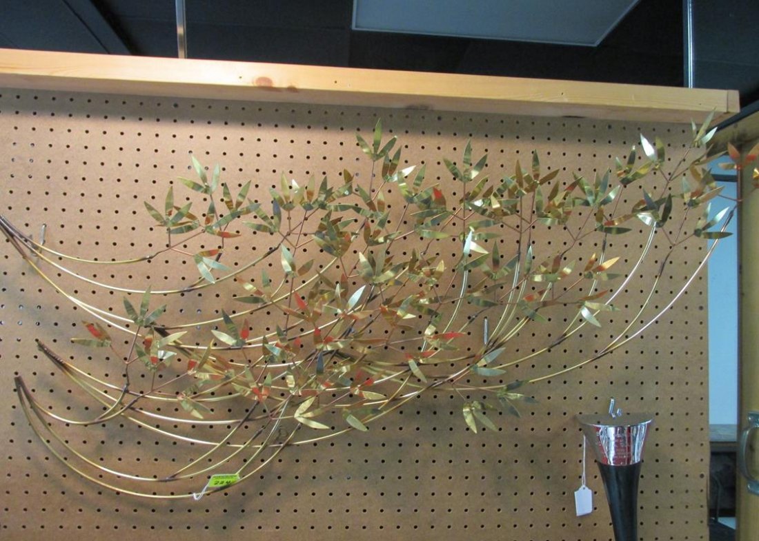 CURTIS JERE WILLOW BRANCH WALL SCULPTURE: SEE TITLE