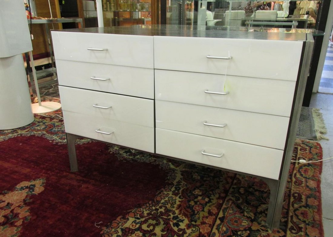 RAYMOND LOEWY CABINET: 30" TALL X 41" WIDE X 20" DEEP