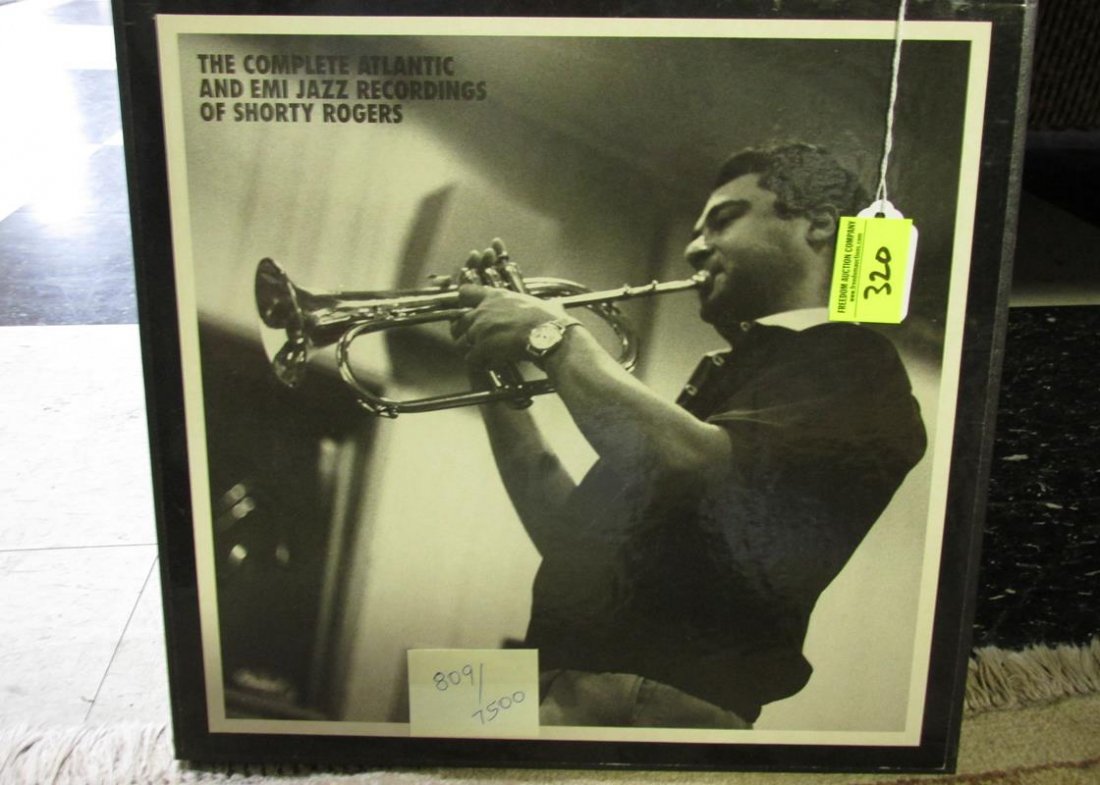 SHORTY ROGERS COMPLETE ATLANTIC & EMI JAZZ: COMPLETE ATLANTIC & EMI JAZZ RECORDINGS, CD SET WITH BOOK, #809 OF 7,500