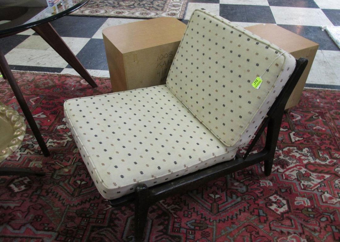 SELIG ARMLESS LOUNGE CHAIR: SEE TITLE