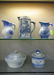 5 PC. SALT GLAZE POTTERY