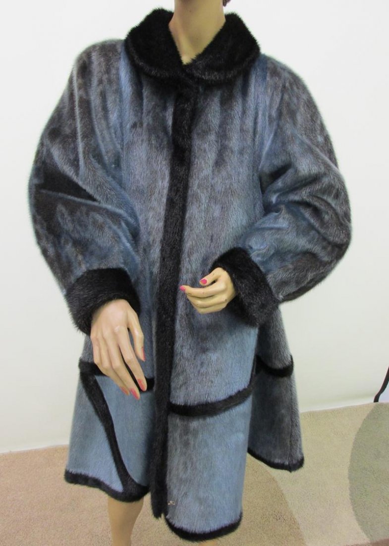 LARS HILLINGSO FOR GREAT GREENLAND BLUE SEAL COAT: EXCELLENT CONDITION