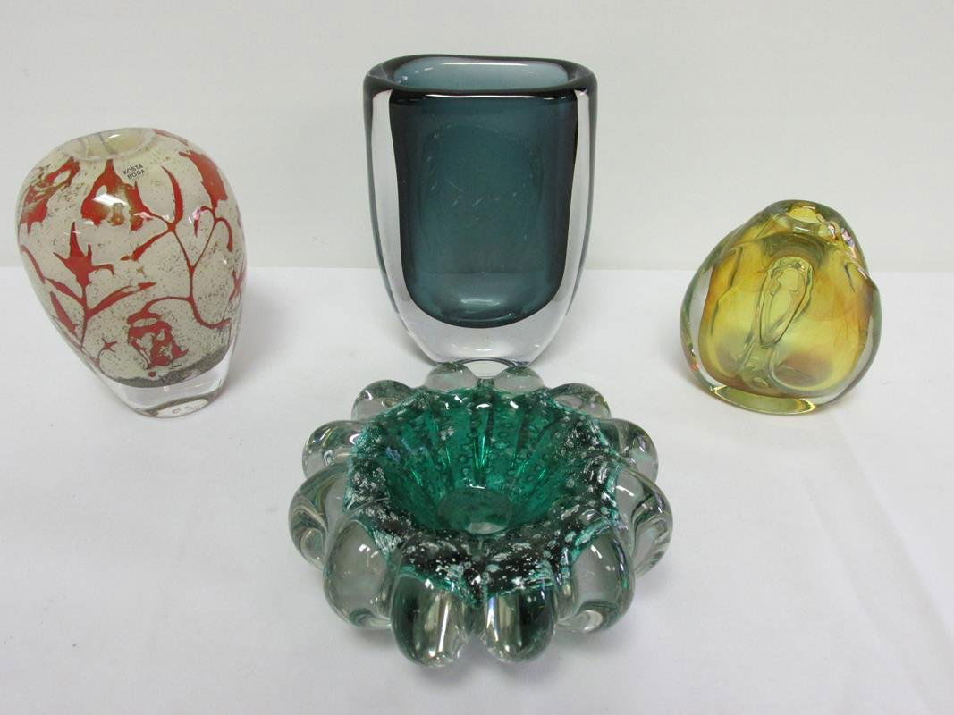 4 PC. ART GLASS ITEMS (1 of 1)