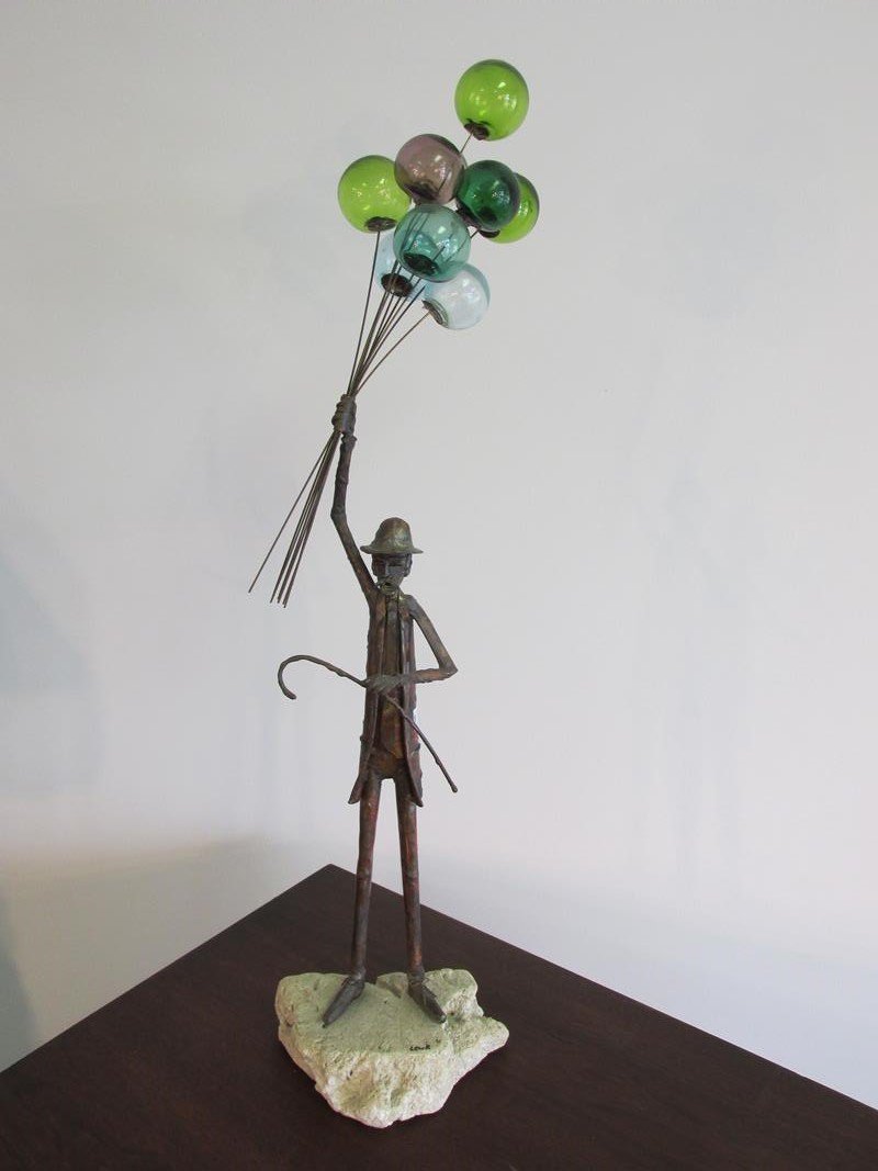 JIM LEWK BRONZE ART SCULPTURE (1 of 2)