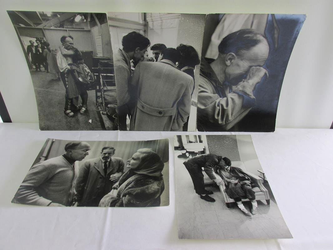 5 LIFE MAGAZINE PHOTOGRAPHS OF WALLENDAS, DETROIT, 1962: JOE CLARK FOR LIFE MAGAZINE PHOTOS TAKEN IN THE AFTERMATH OF THE TRAGEDY OF THE FALL OF 1962 WHICH KILLED TWO OF THE TROUPE AND PERMANENTLY DISABLED ANOTHER. THESE PHOTOS DEPICT THE CONSOLATION AMONGS