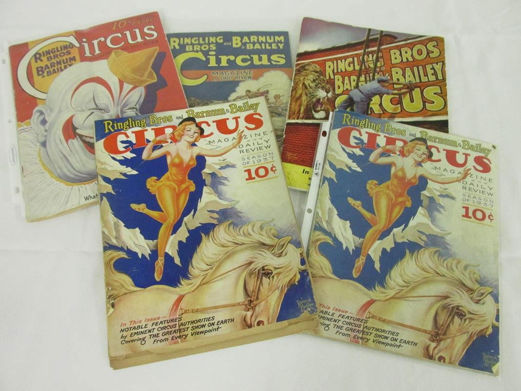 COLLECTION OF 1930'S RB&BB CIRCUS PROGRAMS (1 of 1)