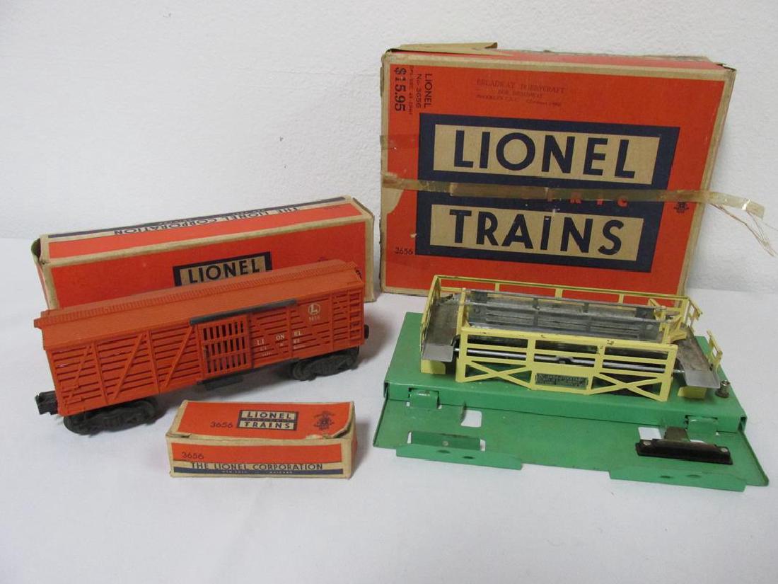 LIONEL #3656 OPERATING CATTLE CAR, COMPONENTS (1 of 1)
