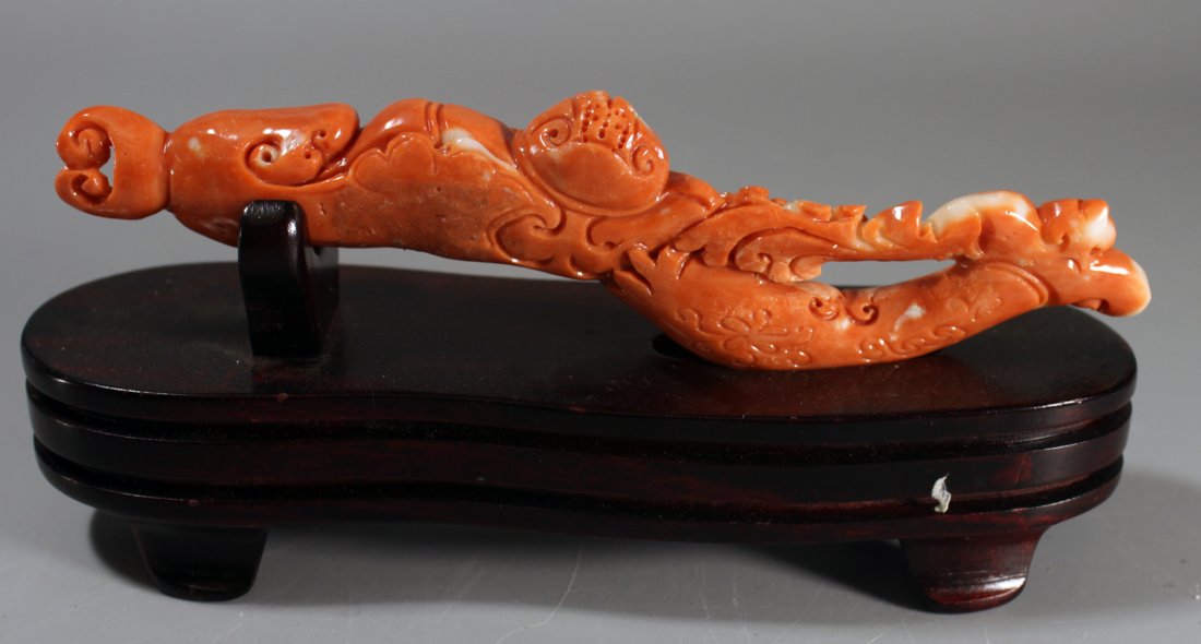 A Chinese Antique Coral Carving (1 of 7)