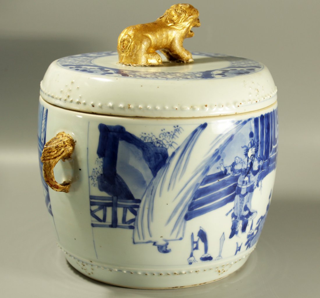 A Rare Fine Chinese Antique Porcelain Lidded (1 of 10)