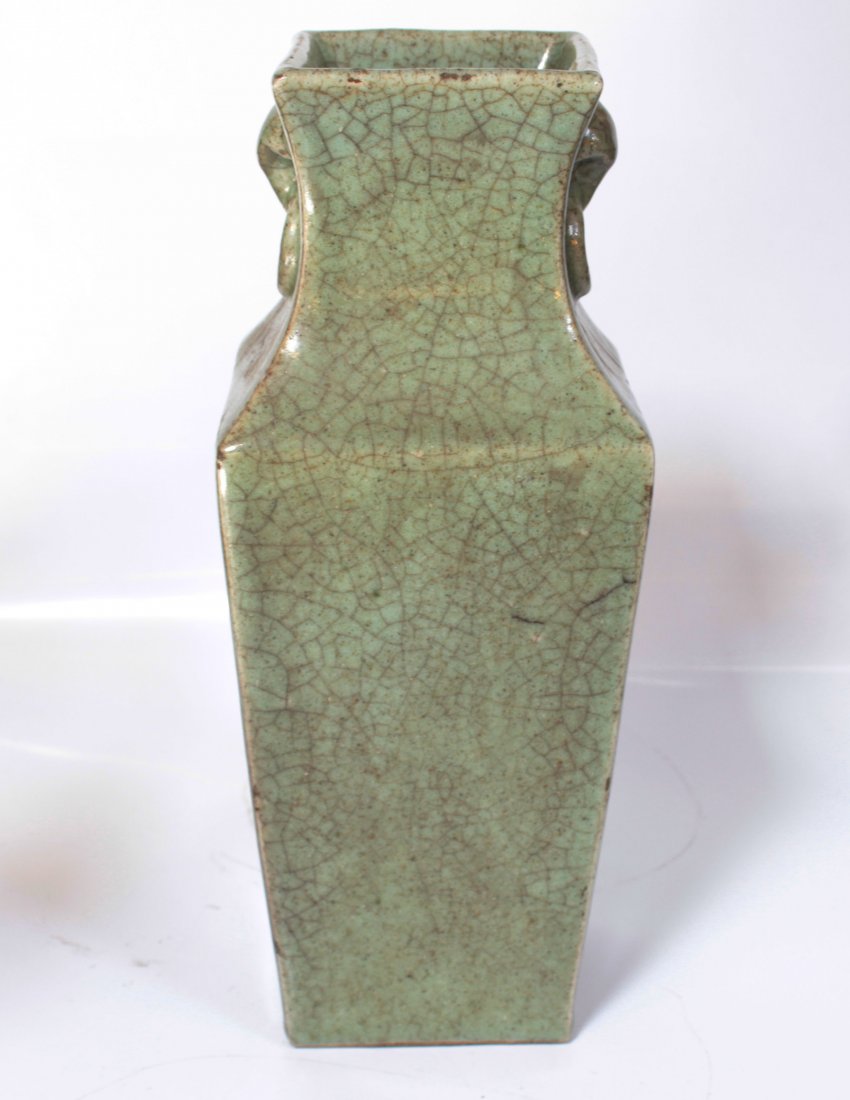 A Chinese Qing Dynasty Copy Song Guan Ware Vase (1 of 8)